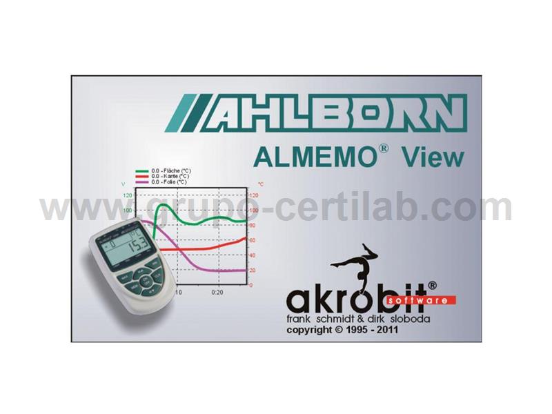 AHLBORN - SOFTWARE ALMEMO VIEW | Grupo Certilab